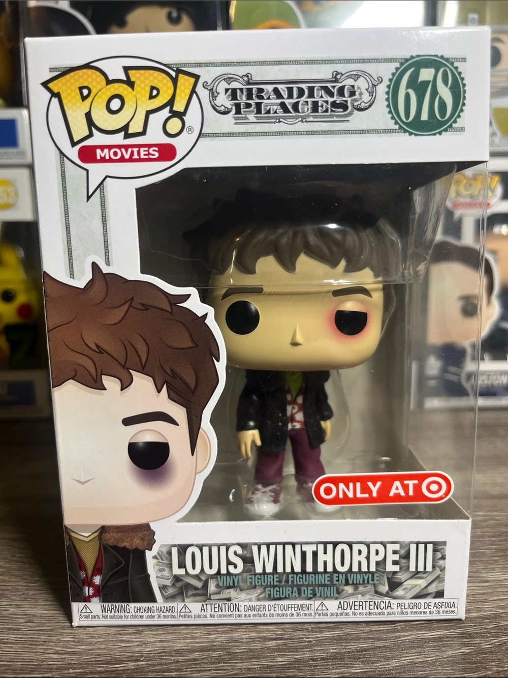Funko Pop! Louis Winthorpe III Vinyl Figure - Black, Brown, Purple, White, Red